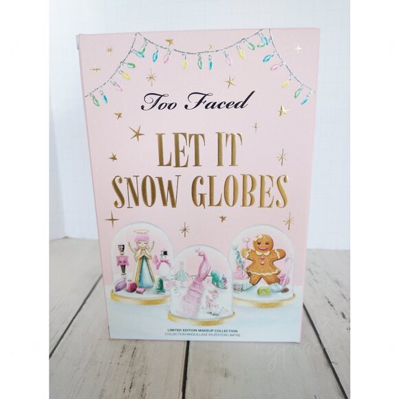 Too Faced Let It Snow Globes Makeup Collection Limited Edition Gift Set Palettes - Picture 2 of 9